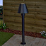 Modern outdoor lamp Bruno black, 80 cm