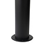 Stainless steel floor lamp Stella black, 80 cm