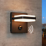 Wall light with sensor Stefano - anthracite
