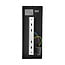 2-light outdoor wall light Diana - black stainless steel with glass