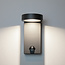 Wall lamp Luca with sensor - anthracite