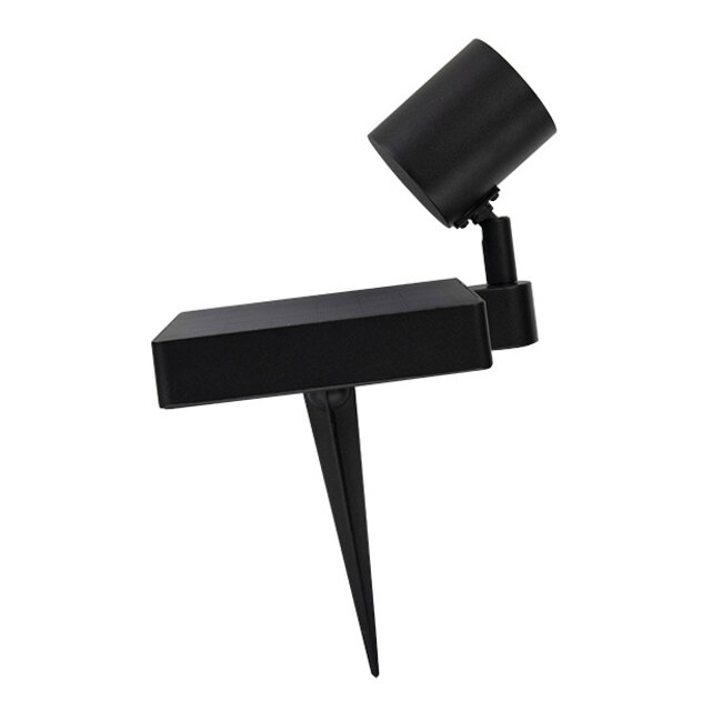 Black solar spike spotlight - Valerio