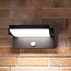 Adjustable wall lamp Berlin with sensor - black