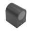 Modern outdoor wall light Nela - black round