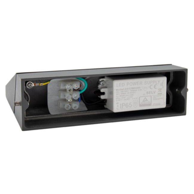 Adjustable outdoor wall light Argento - anthracite with integrated LED