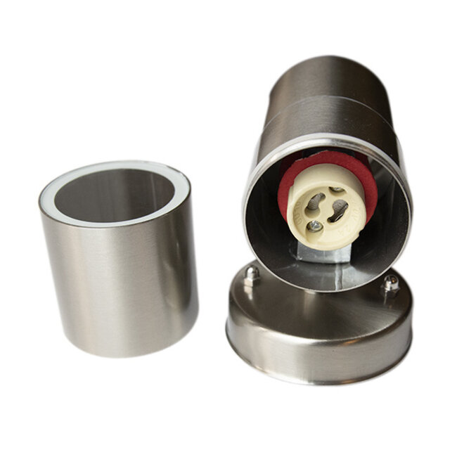 Stainless Steel Design Wall Light Amy - 2 Flames