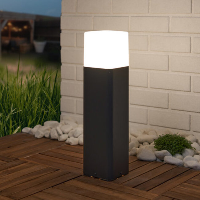 Modern square floor lamp Rocky - anthracite