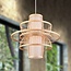Rustic pendant lamp in layered bamboo - Kyoto