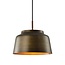 Modern hanging lamp in black with gold tone - New York