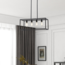 Industrial hanging lamp in black with 4 lamps - Zagreb Cage