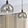 Design pendant lamp with smoked glass - London