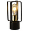 Industrial Table Lamp with Black Metal - Tuscany