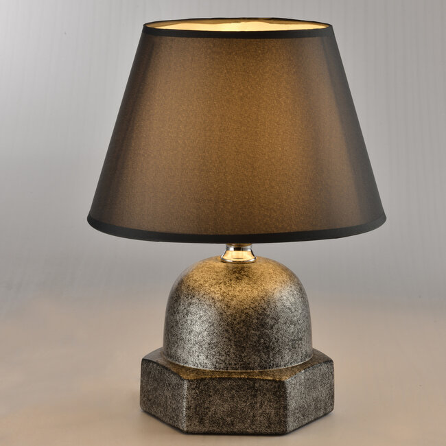 Industrial Table Lamp with Ceramic Base - Bolt
