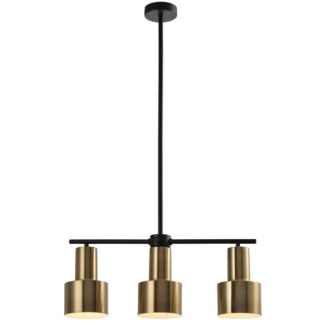 Modern ceiling lamp in gold with 3 lights - Rom