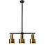Modern ceiling lamp in gold with 3 lights - Rom
