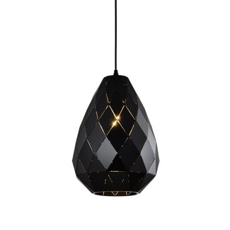 Design hanging lamp glossy black - Jupiter