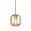 Design pendant lamp with amber glass - Venice