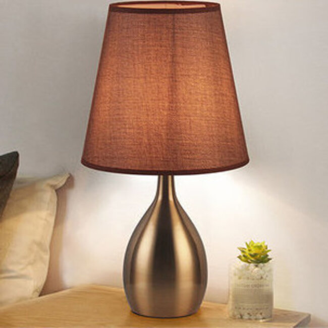 Classic Table Lamp with Fabric Shade - Malaga