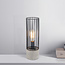 Industrial table lamp in black with robust base - Palma