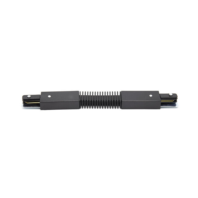 Flexible connector for 1-phase track - black
