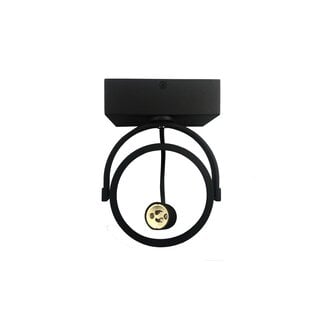 AR111 surface-mounted spotlight Skylar in black