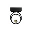 AR111 surface-mounted spotlight Skylar in black