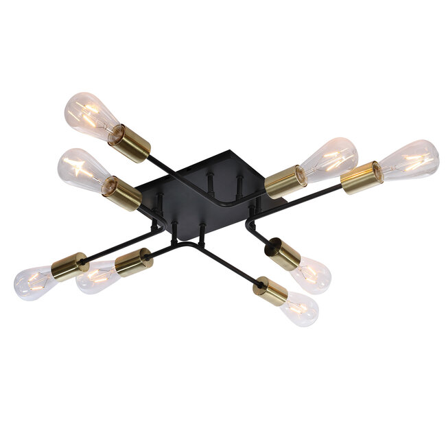 Ceiling light black and gold - Montana