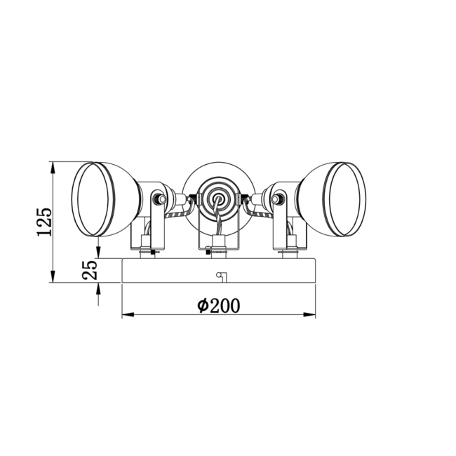 Ceiling light Mississippi - antique bronze