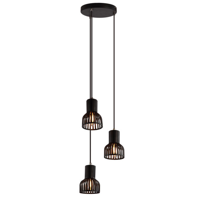 Industrial Brown Ceiling Light - Hailey