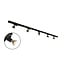1.5 metre 1-phase track system set with Stanley spotlights, black