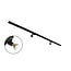 1.5 metre 1-phase track system set with Stanley spotlights, black