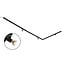 1.5 metre 1-phase track system set with Stanley spotlights, black