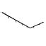 1.5 metre 1-phase track system set with Stanley spotlights, black