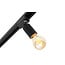 3 metre 1-phase track system set with Jax spotlights, black
