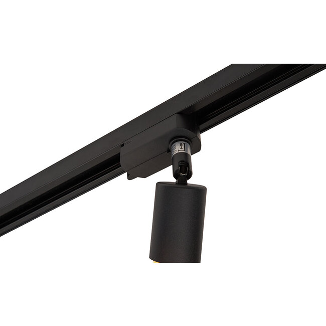 Modern single-phase track system with Jax spotlights