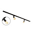 Modern single-phase track system 1.5 metre long with Jax spotlights