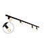 1.5 metre 1-phase track system set with Jax spotlights, black