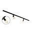 Modern single-phase track system 1.5 metre long with Jax spotlights