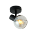 Ceiling light with smoked glass, 1-light - Dallas