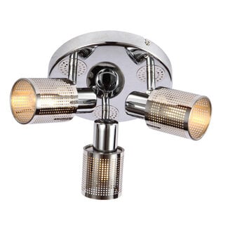 Industrial 3-light ceiling spotlight Trenton