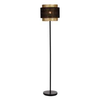 Floor lamp John excl. lampshade - black