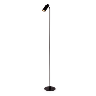 Modern floor lamp in matte black - Warren