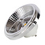 AR111 dimmable-warm GU10 LED lamp 12W, 3000-2000K, 24°.