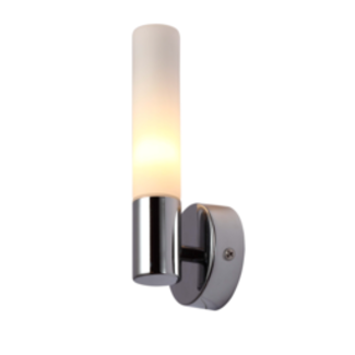 Designer bathroom wall lamp Amaya with matte glass, IP44
