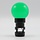Prickly lamp - Green (no E27 fitting)
