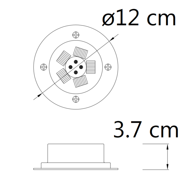 Solar ground spot IP67 - Sunny
