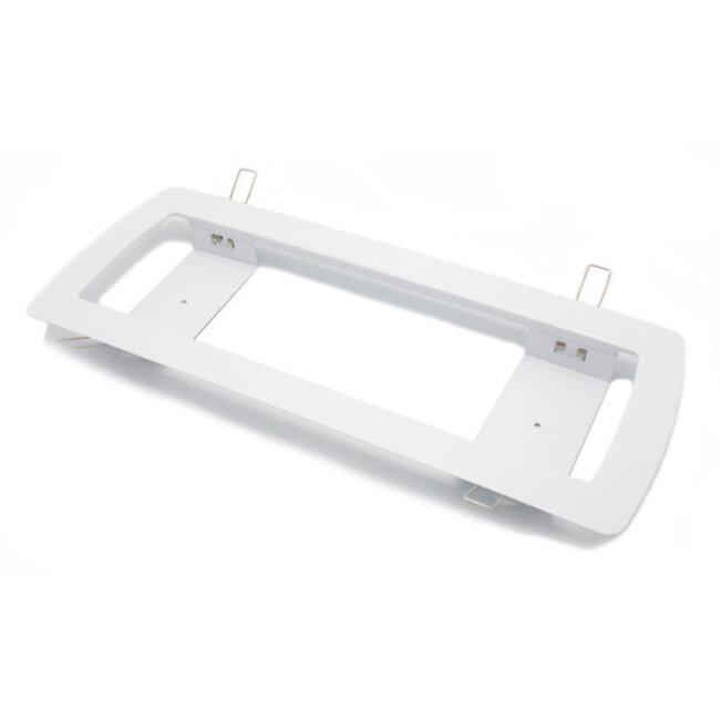 Mounting frames for surface mounted luminaires