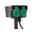 Garden socket with ground pin, 4-gang