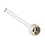 GU10 ceramic lamp holder with pre-fitted cable