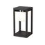 Modern solar floor lamp black with sensor - Kiran